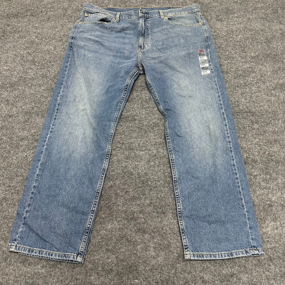 Levi's Jeans Mens Size 38x29 Blue 505 Regular Straight Fit Stretch Denim Pants